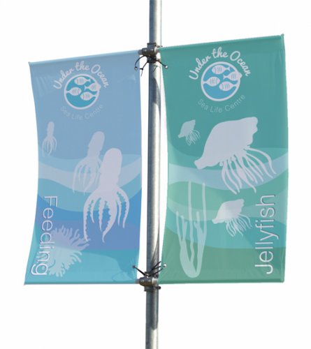 Ultima Double-Sided Mistral Lamp Post Banner