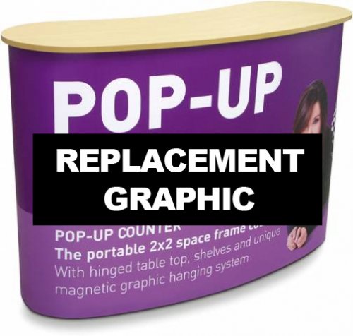 Replacement Pop Up Counter Graphic