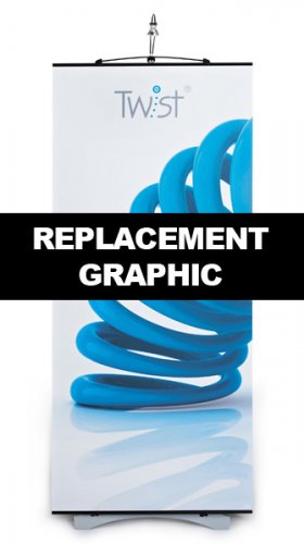 Replacement Twist Original Banner Stand Graphic