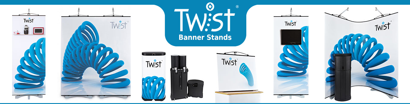 Twist Banner Stands