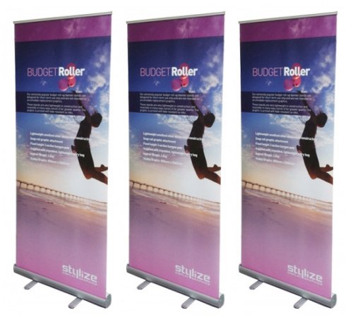 3 Budget Banner Stands