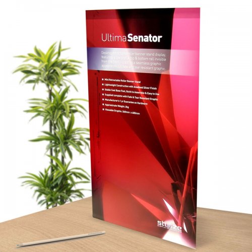 Ultima Senator Desktop Banner Stand