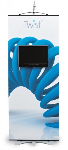 Media Twist Banner Stand