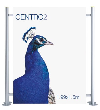 Centro 2 Straight Modular Display (2 Panel)