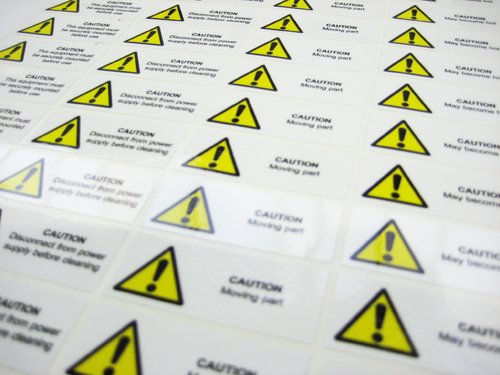 White Self Adhesive Sticker / Label Printing