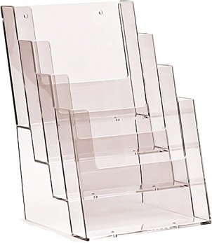 A5 Portrait Four Pocket Brochure Holder